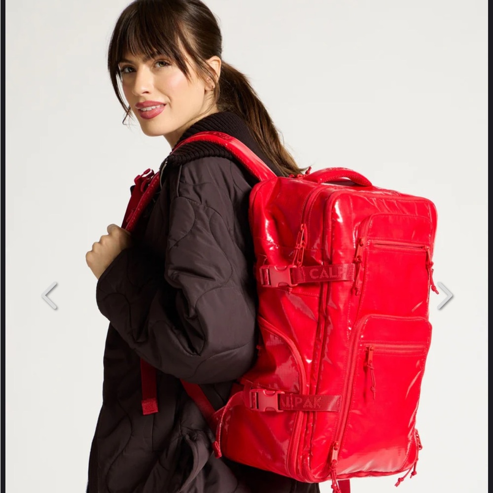 Calpak Terra 26L Laptop Duffel Backpack in
Red